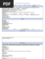 Bellevue SJU Care Plan Revised f22