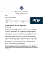 Summative Assessment of English Language Year 4