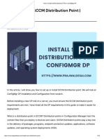 How To Install SCCM Distribution Point - ConfigMgr DP