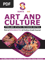 Art & Culture - Sunya Prelims Notes 2024