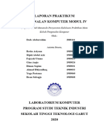 Laporan Praktikum Pengenalan Komputer Modul Iv