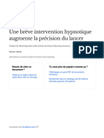 Une Breve Intervention Hypnotique