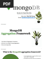 4 - MongoDB Aggregation Framework