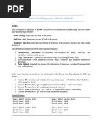 JAVA OOP Questions (Getter Setter Functions)