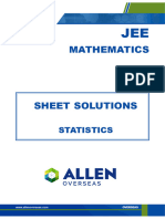 Statistics Sheet Solution