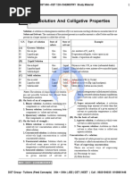 DGT Solution and Colligative Properties