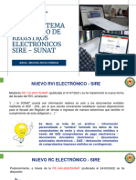 Sistema Integrado de Registros Electrónicos - SIRE