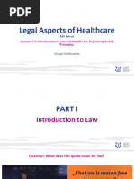 Health Law - Brief Summary