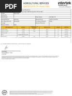 Heavy Metal Test Result - Maize - 2022