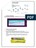 Drug # 1: Adrenaline: 1. Generic & Trade Name