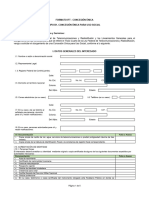 Formato IFT. Concesión Única Tipo B1. Uso Social.