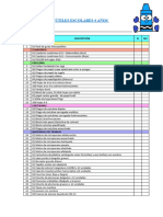 Útiles Escolares 3 Años Inicial
