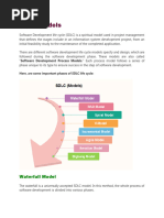  SDLC Models