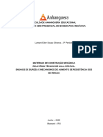 Ensaios de Dureza e Mecanismo de Aumento de Resistências Dos Materiais