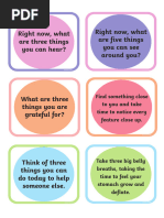 Mindfulness Card CTIVITIES