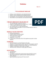 Medicine: Aquired Valvular Heart Disease