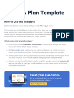 Business Plan Template