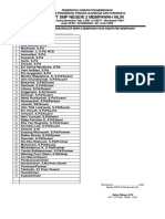 Daftar Hadir Guru SMPN 2 Mempawah Hilir