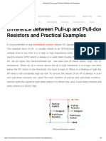 Working of Pull-Up and Pull-Down Resistors With Examples