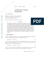 Lie Symmetries of Einstein's Vacuum Equations in N Dimensions