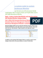 Custom Nodes in SAP EWM Warehouse Monitor