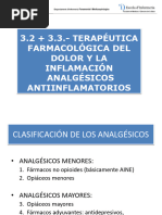 3.2 + 3.3 - Clasificación de Los Analgésicos-Menores V2