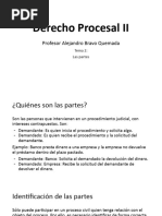 Tema 2. Las Partes, La Postulaciã N Procesal y La Legitimaciã N