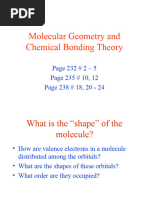 Molec Geometry and Bonding - Orbital