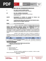 INF. 023 REQUERIMIENTO DE Rodillo