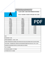 Jadual Pergerakan Bas Laluan Dalaman