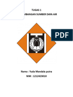 Tugas 1-Pengembangan Sumber Daya Air-Yuda Mandala-1212423010