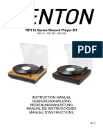 Notice D Utilisation Fenton rp112l Platine Vinyle Bluetooth A 3 Vitesses Bois Clair