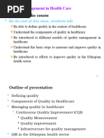 12 Quality Management in Health Care