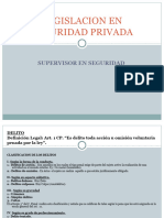 LEGISLACION EN SEGURIDAD PRIVADA - Supervisor en Seguridad