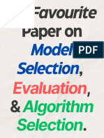 Model Selection Evaluation Algorithm Selection 1684595082