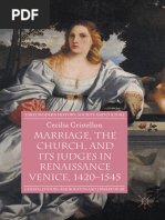 Marriage, The Church, and Its Judges in Renaissance Venice, 1420-1545