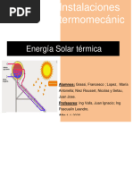 TP de Investigación Energía Solar Térmica