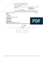 Example Isolated Footing