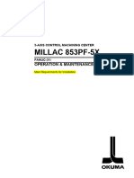 Main Requirements For MILLAC 853PF-5X