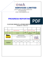 Progress Reporting Plan