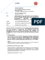 Informe #001 de Control de Calidad