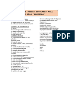 Lista de Útiles Escolares 5 Años 2024