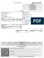 Cfdi Recibo de Nómina: Comprobante Fiscal Digital A Través de Internet Emisor: Folio Fiscal No. Certificado SAT