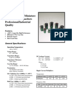 Barker Microfarads (Radial Thru-Hole) 105RG Series