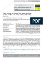 A New Technique For Multilevel Color Image Thresholding Based On Modified Fuzzy Entropy and Lévy Flight Firefly Algorithm