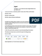 EDI Print Output Process