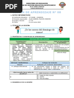 Aaaa Sesión de Aprendizaje N 08