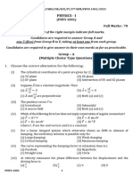 Physics - I-Phys 1001-2023