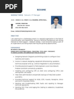 Sheraz CV For IT Manager