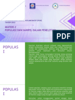 Materi 2 - Populasi Dan Sampel Dalam Penelitian